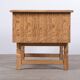Brutalist Oak Desk by Henning Kjærnulf, Denmark, 1960s