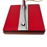 Italian desk lamp in wood and metal from the 1960s.