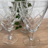Set of 6 wine glasses