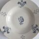 Hollow plate Luneville Keller Guerin thistle cross of Lorraine