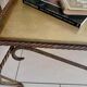 Vintage wrought iron coffee table / side table
