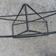 Umbrella stand painted metal star