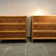 Commodes vintage, cannage en rotin