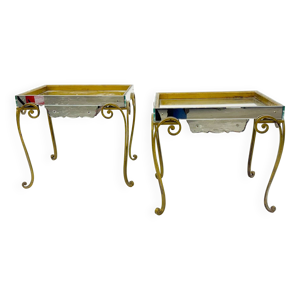 paire de tables d'appoint,