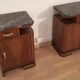 Art Deco Italian Bedside Tables in Walnut, Set of 2