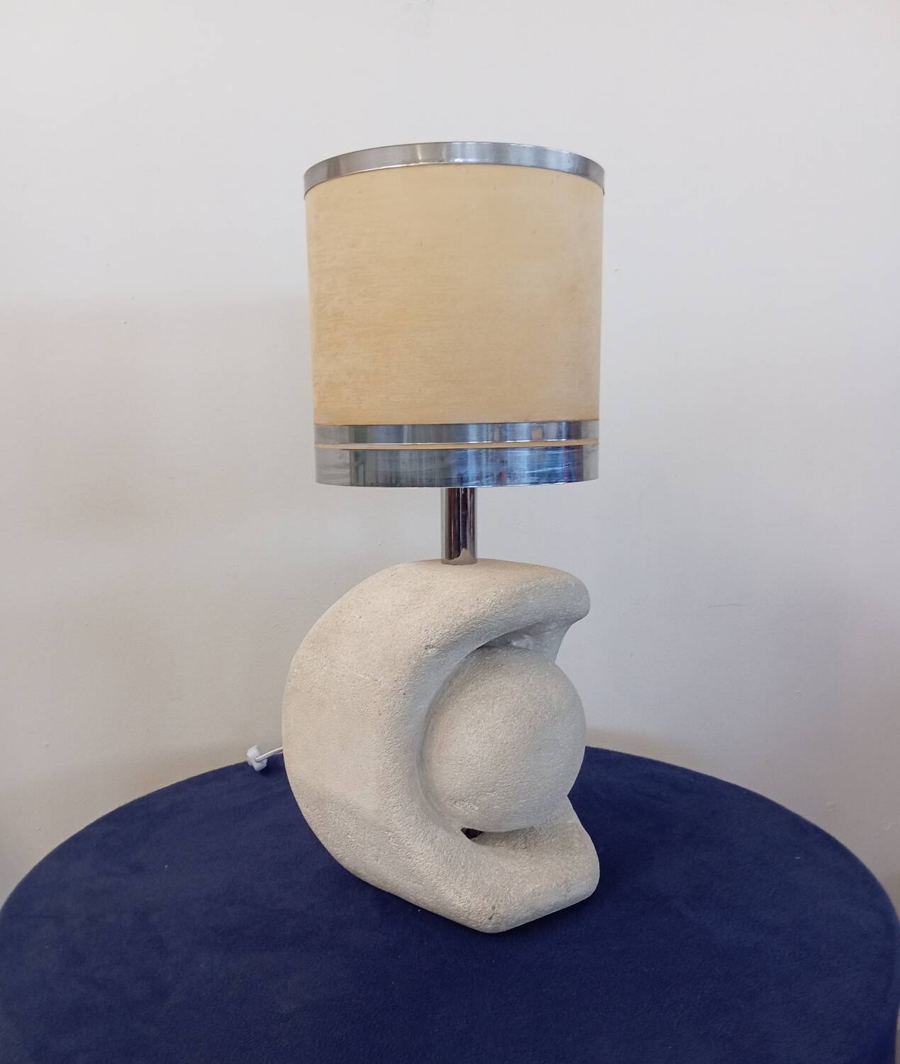 Natural stone lamp from the 70s Albert Tormos