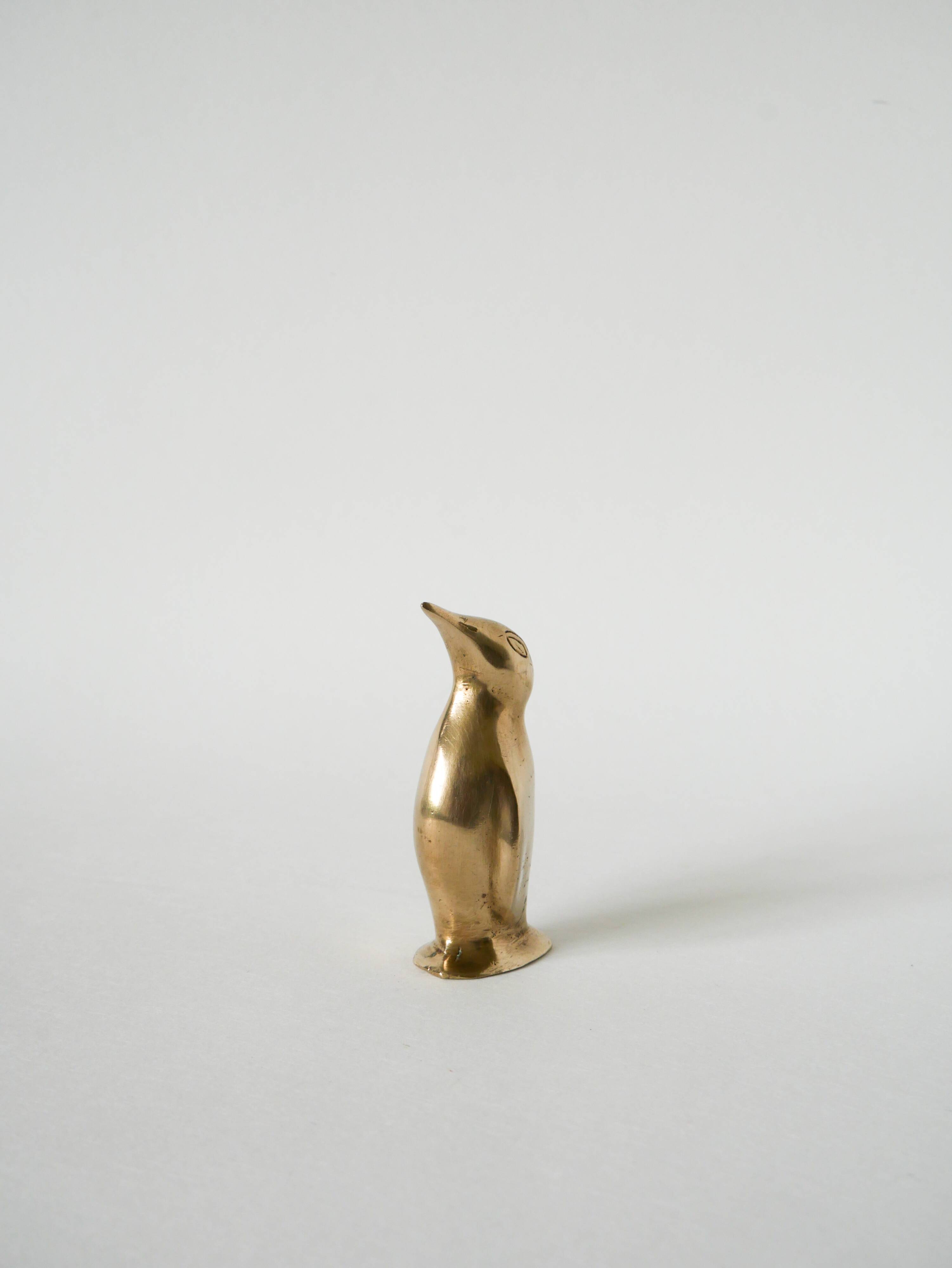 Brass animal, Penguin, 1950