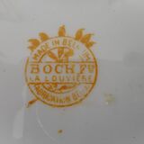 Set of 8 flat plates in Boch earthenware