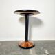 Table d'appoint en noyer et bois ébène de style Art Déco