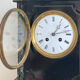 Napoleon III clock in marble and brass nineteenth century