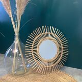 Mirror sun rattan 56cm