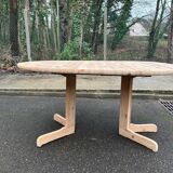 Round extendable dining table Rainer Daumiller for Hirtshals Sawaerk 145