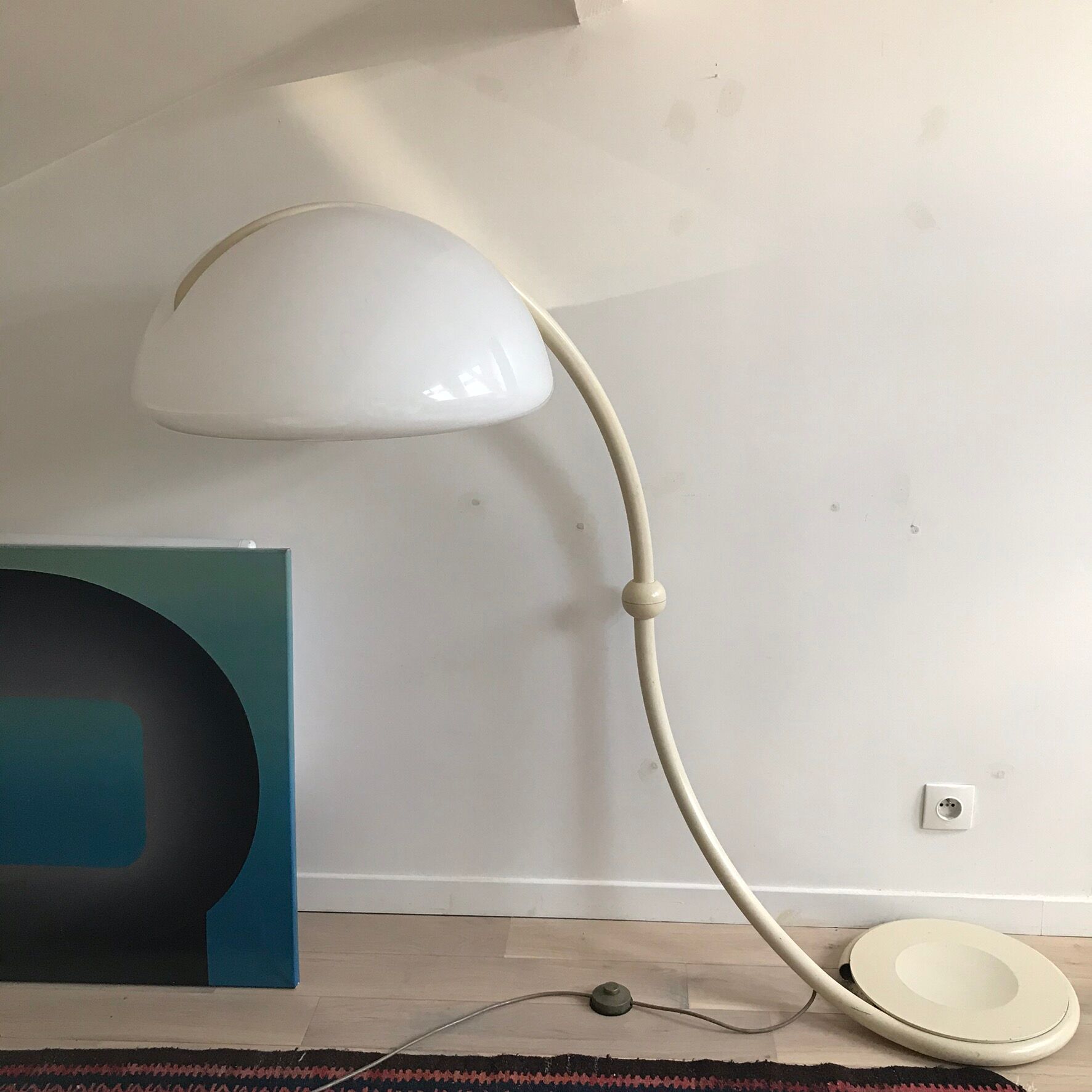 Serpente lamppost by Elio Martinelli for Martinelli Luce, 1970