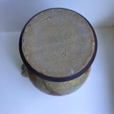 Very large pitcher / ceramic pitcher / glazed pottery 60s-70s signed