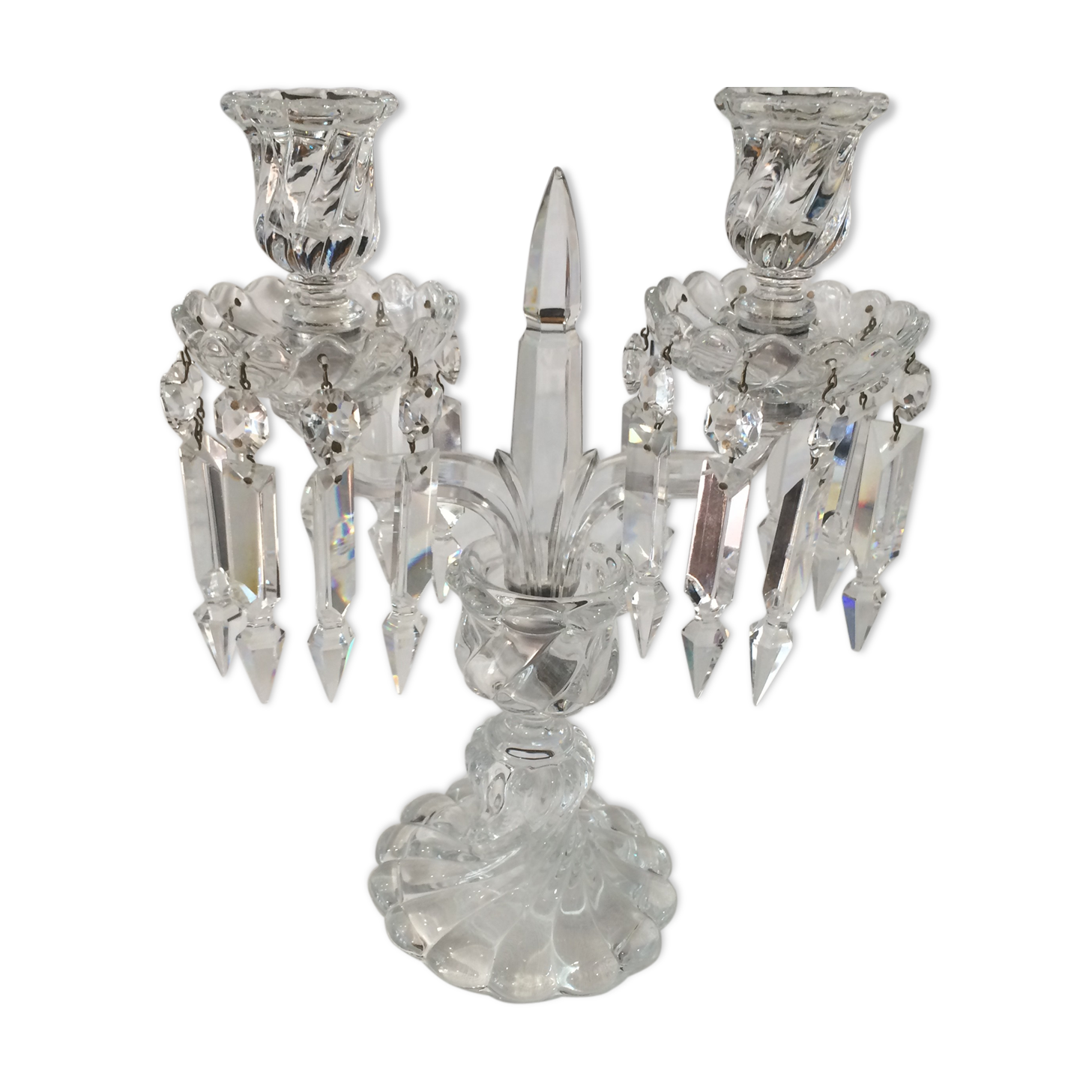 Baccarat crystal  candlestick