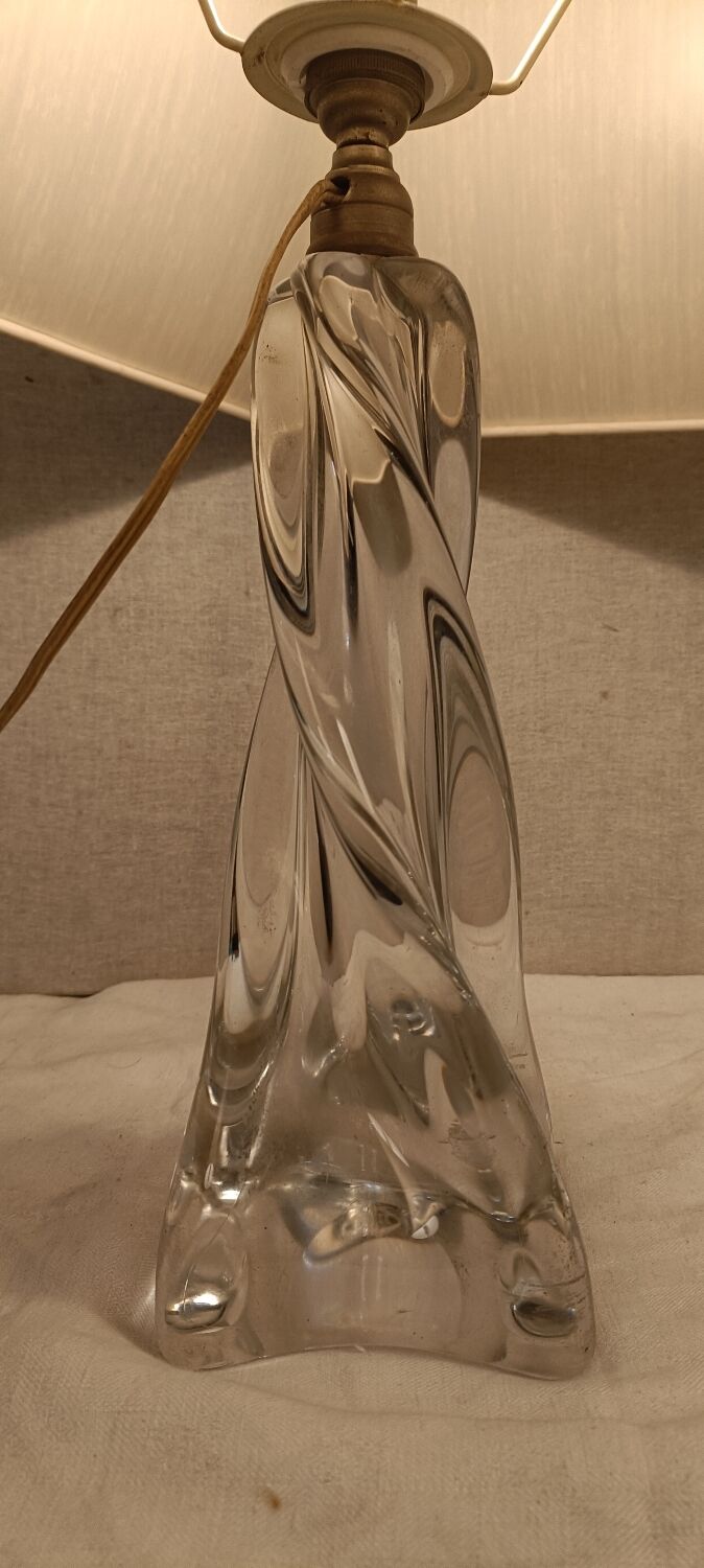 Pied de lampe Baccarat vintage