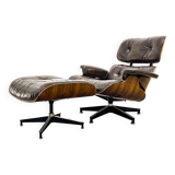 Brown Lounge Chair by Charles & Ray Eames - Herman Miller - Vintage 1970