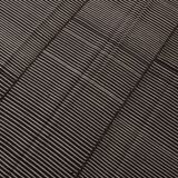 6x9 Gray & Black Striped Vintage Kilim Rug, 183x269Cm