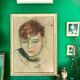 Pastel, portrait of a young adolescent signed L. Mayer, 20th century