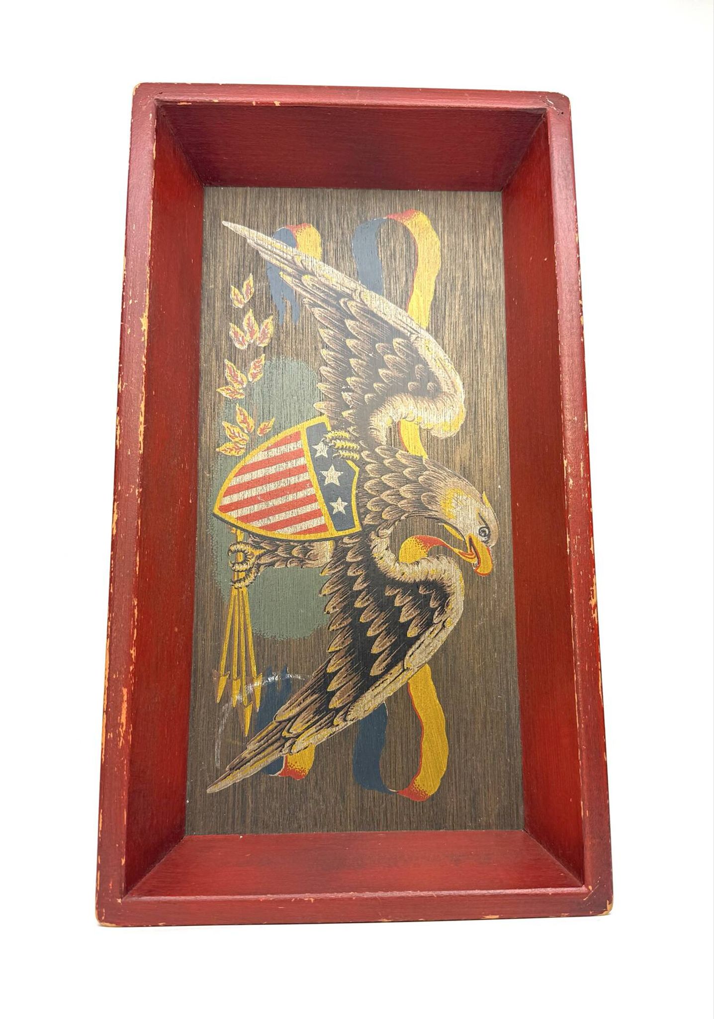 Vintage Yorkraft Inc. plate – American eagle – USA, 1960s