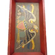 Vintage Yorkraft Inc. plate – American eagle – USA, 1960s