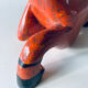Hand painted carved wooden horse