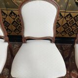 Suite de 4 chaises de style Louis XV