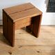 Large stool, selection by Charlotte Perriand for Les Arcs, France, 1960