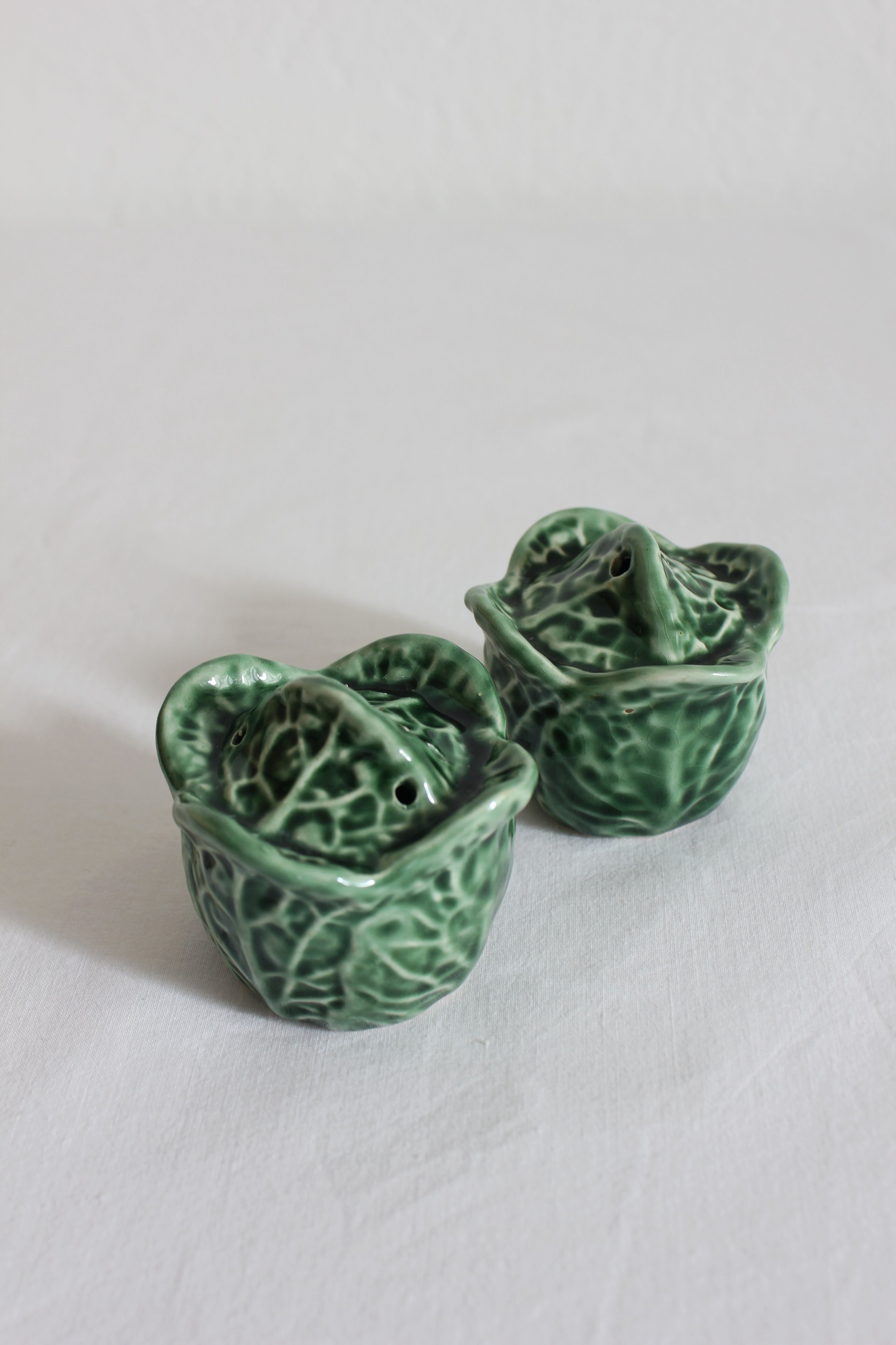 Salt and pepper shaker cabbage slurry