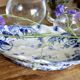 Ravier in porcelain, Ironstone, model Flora, Creil & Montereau XIXth