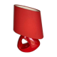 Red ceramic lamp drimmer modernist lampshade