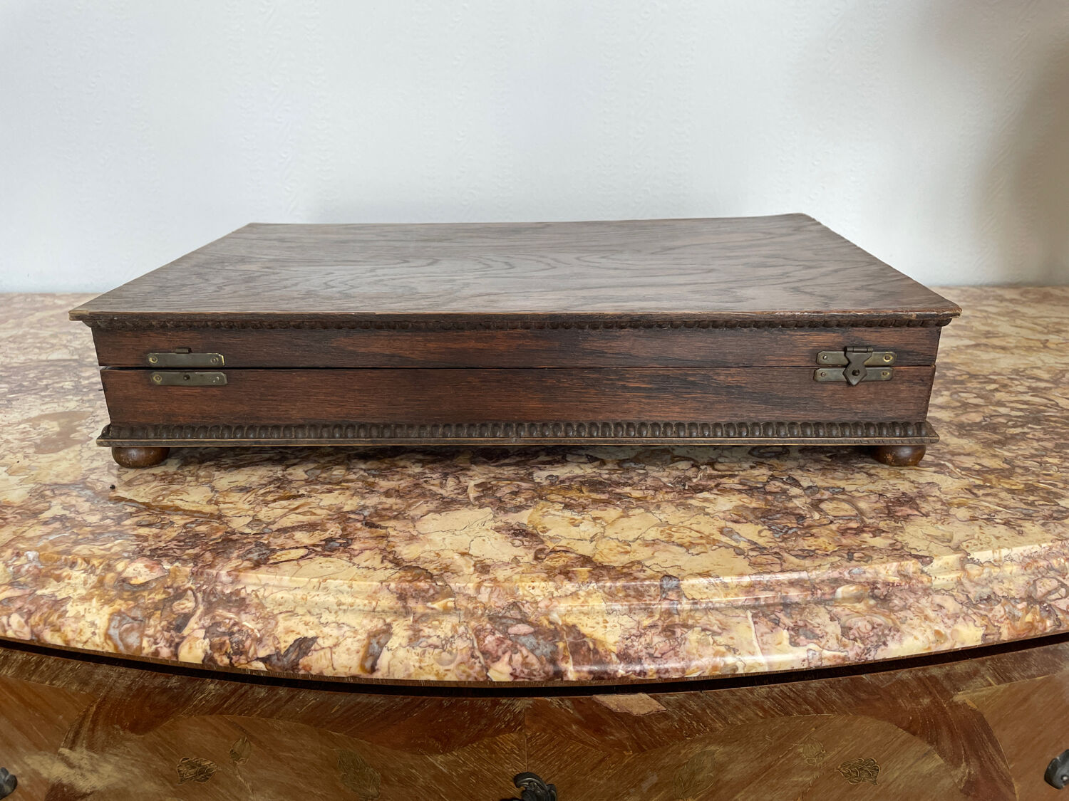 Wooden travel writing box