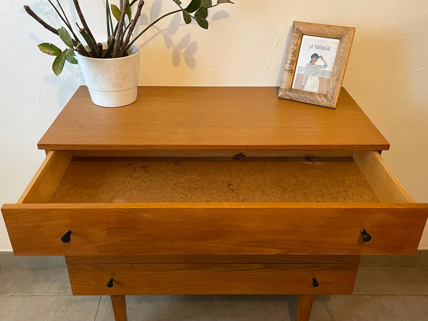 Vintage oak chest of drawers