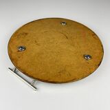 Vintage metal tray with mirror, Italy, 1970s