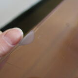 Plexi nesting tables by Michel Dumas