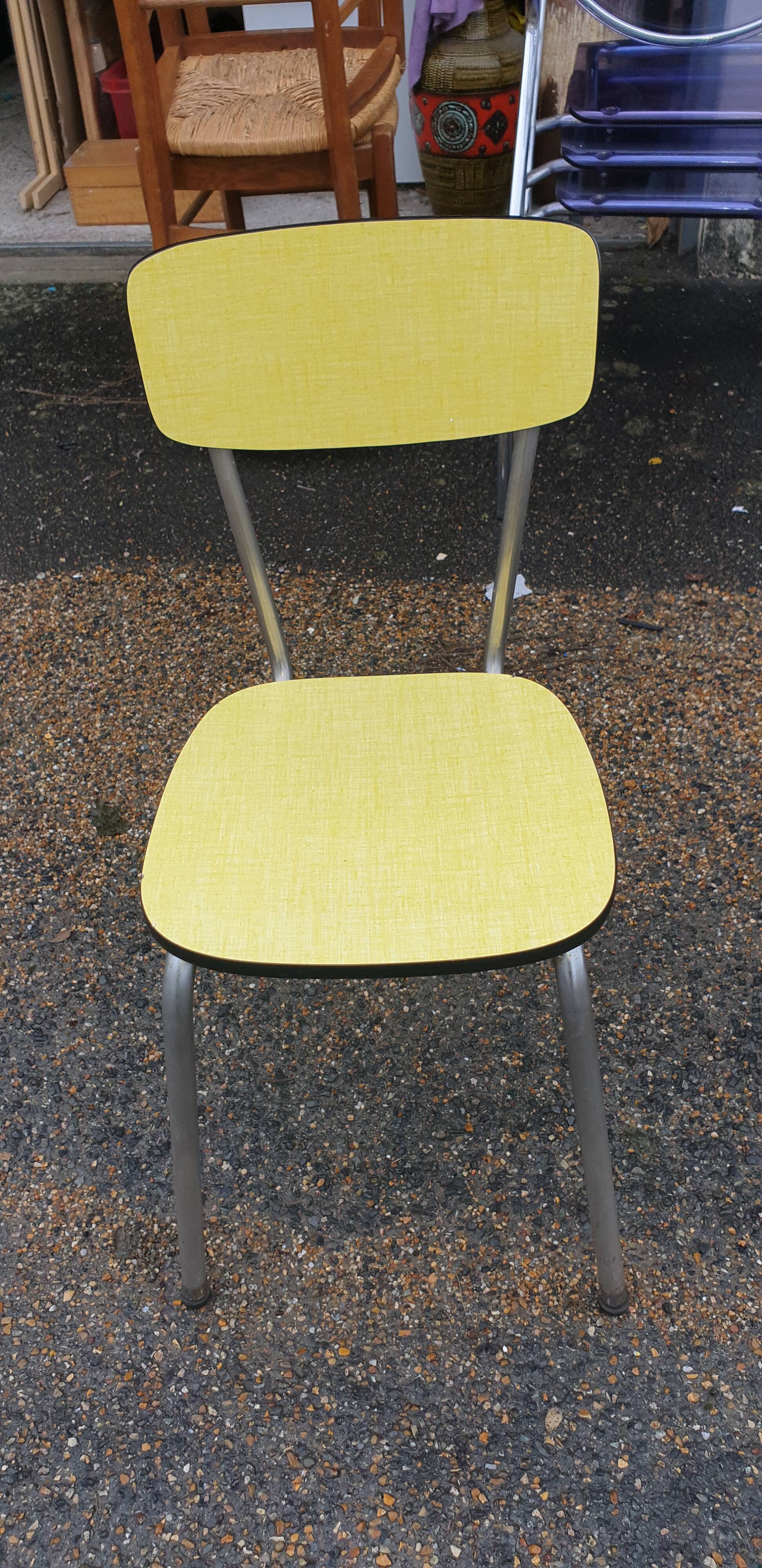 Canary formica chair