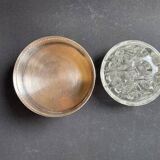 Pique-fleurs - Silver metal and glass