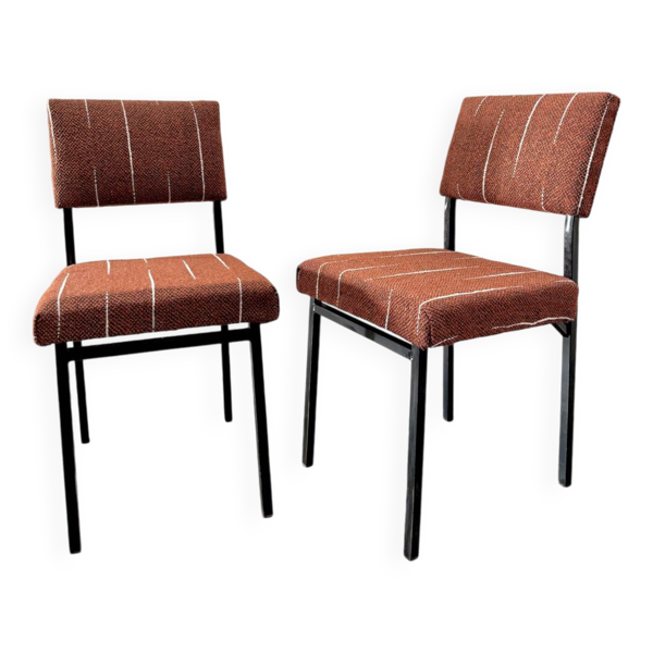 Paire chaises années 60