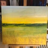 Oil on canvas, landscape