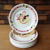 8 assiettes plates