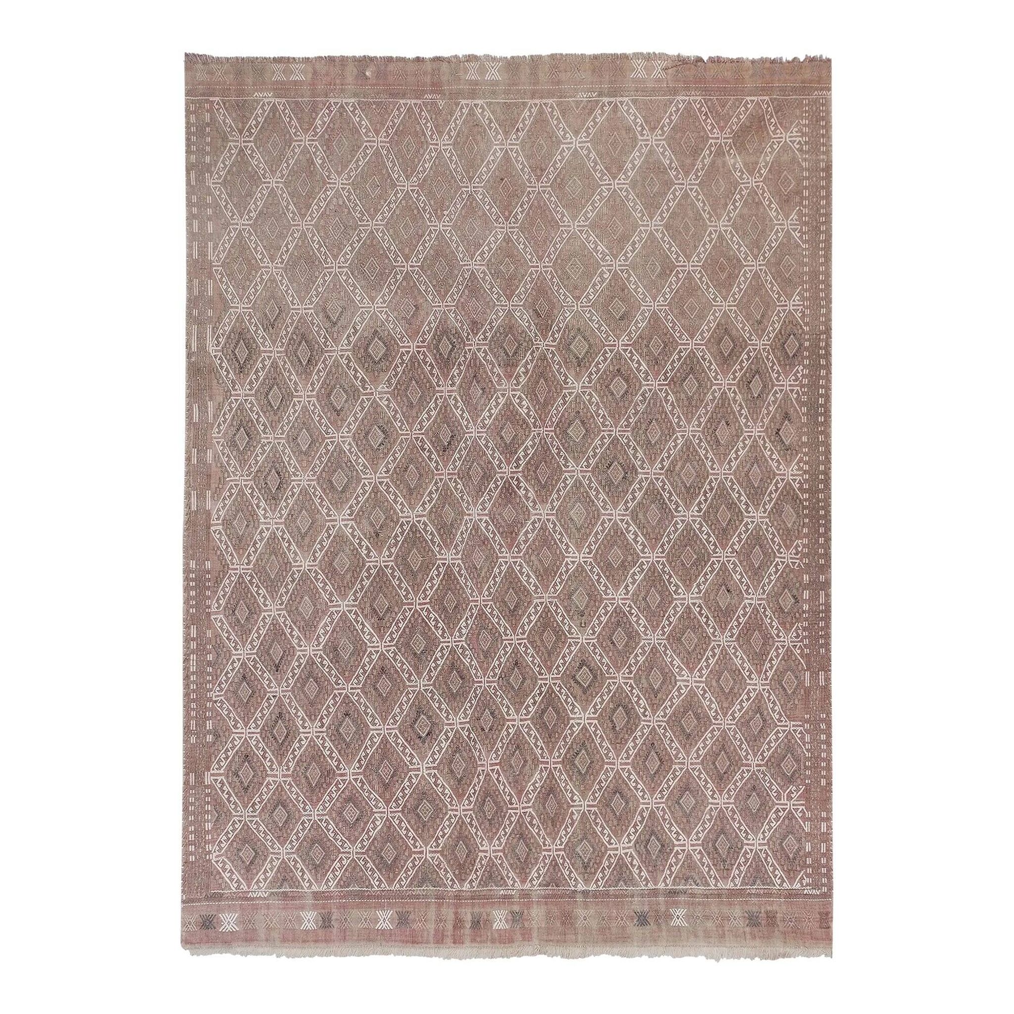Kilim turc vintage tissé main 167x238 cm