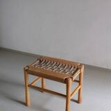 Woven seat stool | France | 1960s