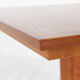 Square teak dining table