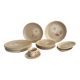Vintage Autumn tableware from Saint-Amand – 16 pieces