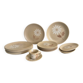 Vintage Autumn tableware from Saint-Amand – 16 pieces