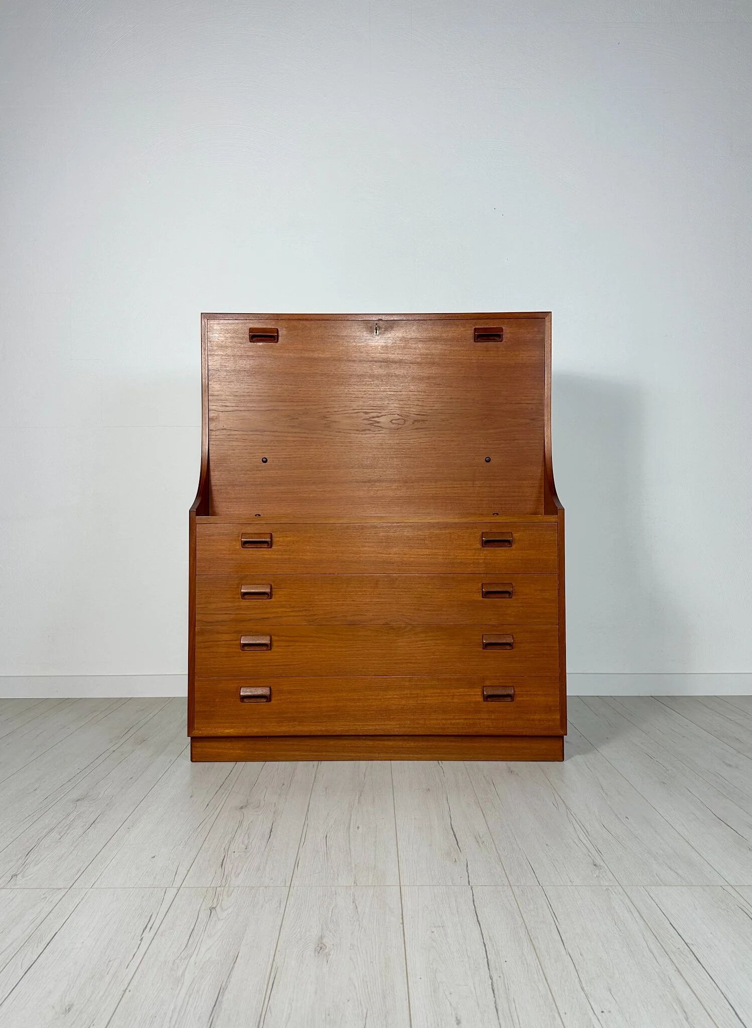 1960s Vintage Danish Teak Secretary by Børge Mogensen - Søborg Møbelfabrik