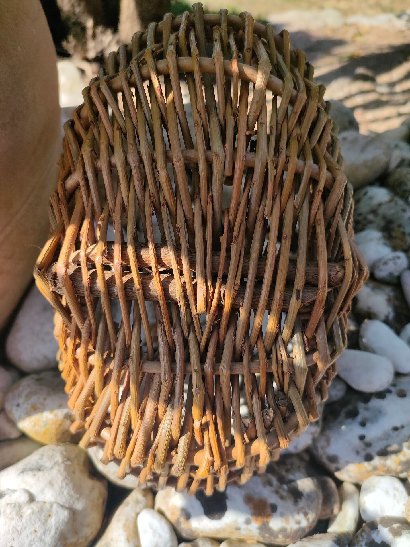 Country-style wicker basket