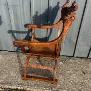 Dagobert armchair, crossed base
