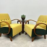 Duocolor armchairs by Jindřich Halabala