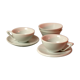 Tasses à thé design porcelaine allemande et ses coupelles